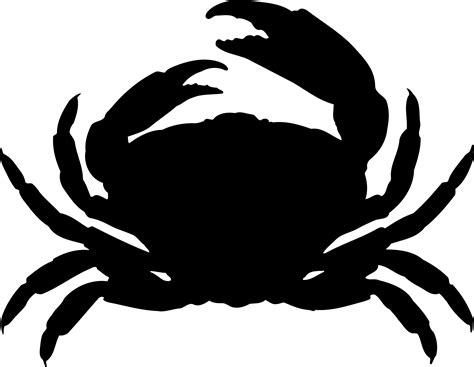 Clipart Crab Silhouette