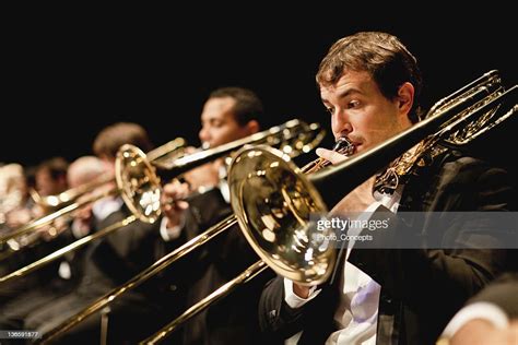 Trumpet Players In Orchestra High Res Stock Photo Getty Images