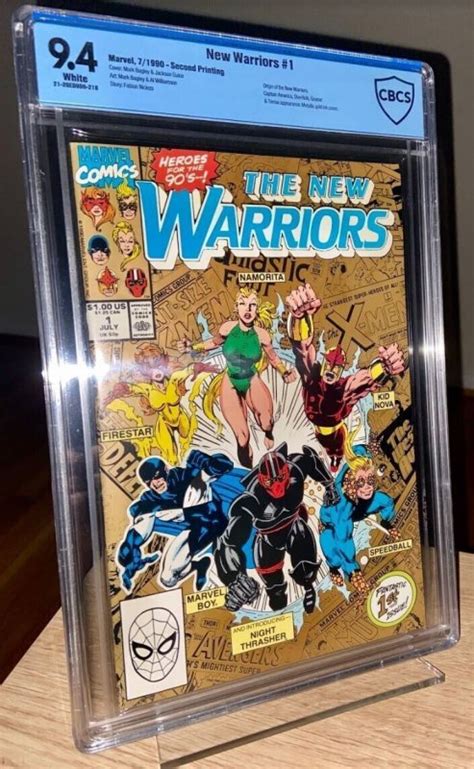 New Warriors 1 Key And Origin Of New Warriors Cbcs 94 Gold Cover