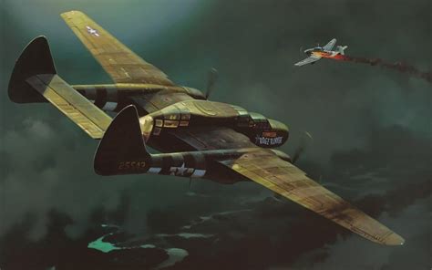 Wallpaper World War Ii Military Aircraft Airplane Nightfighter