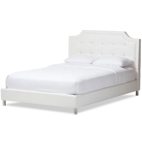 Clean Crisp And Contemporary Is The Carlotta Designer Bed Frame