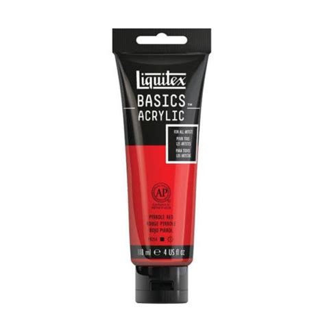 Liquitex Basics Acrylic Paint 118ml Pyrrole Red