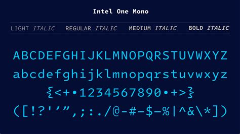 Intel One Mono Is A New Open Source Typeface For Visually Impaired