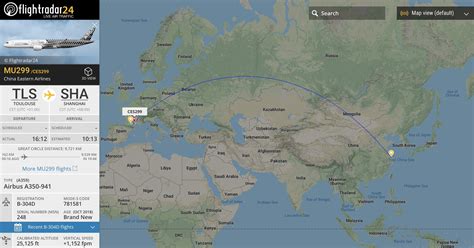 Flightradar24 On Twitter The First Airbus A350 For China Eastern