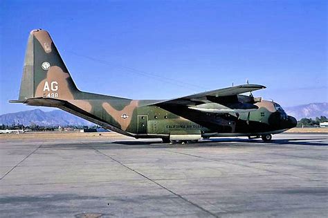195th Tactical Airlift Squadron Lockheed C 130a 7 Lm Hercules 56 498