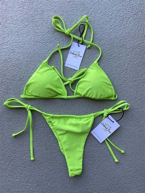 Buy New Sexy Mini Bikini Shiny Women Brazilian G String Set Thong Swimwear Swimsuits Online At