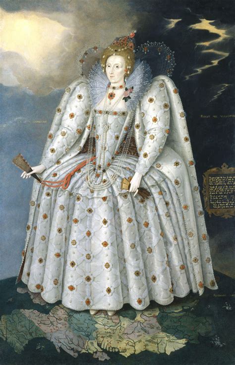 The History Blog Blog Archive Rare Portrait Of Aged Queen Elizabeth
