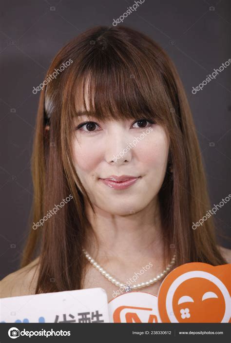Japanese Porn Star Yui Hatano Interviewed Global Gaming Asia Stock Editorial Photo