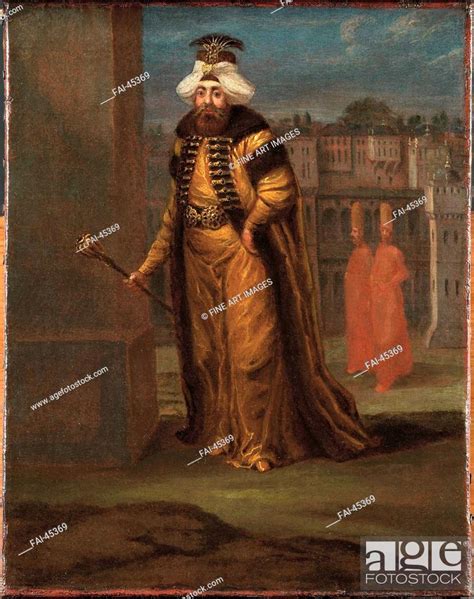 Sultan Ahmed III 1673 1736 By Vanmour Van Mour Jean Baptiste 1671