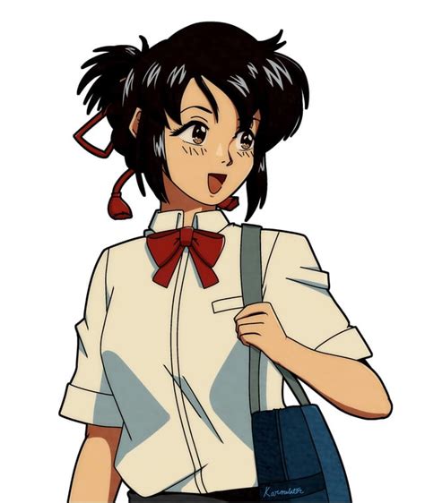 80s Anime Mitsuha Rkiminonawa