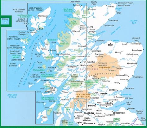 Haar ouders afkomstig uit engeland waren missionarissen in het ituri bos. Wegenkaart - landkaart 2 OS Road Map Western Scotland ...