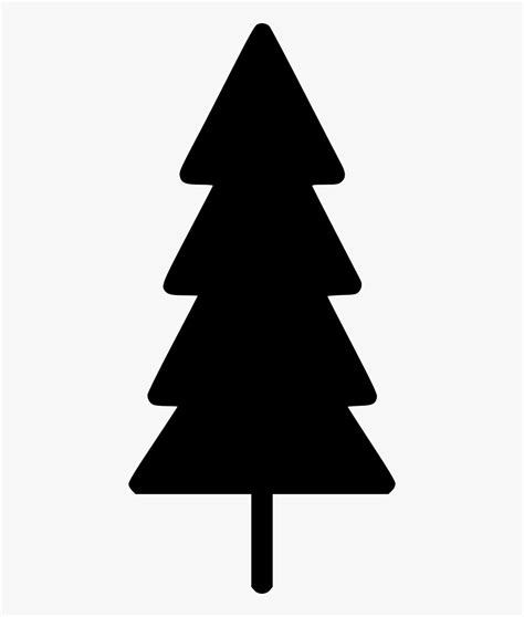 Thin Christmas Pine Tree - Pine Tree Svg , Free Transparent Clipart