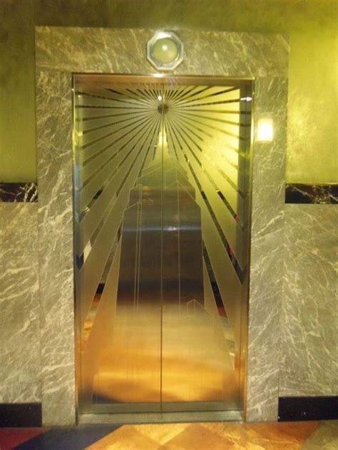 Elevator Doors Empire State Building Ny City Art Deco Art Deco
