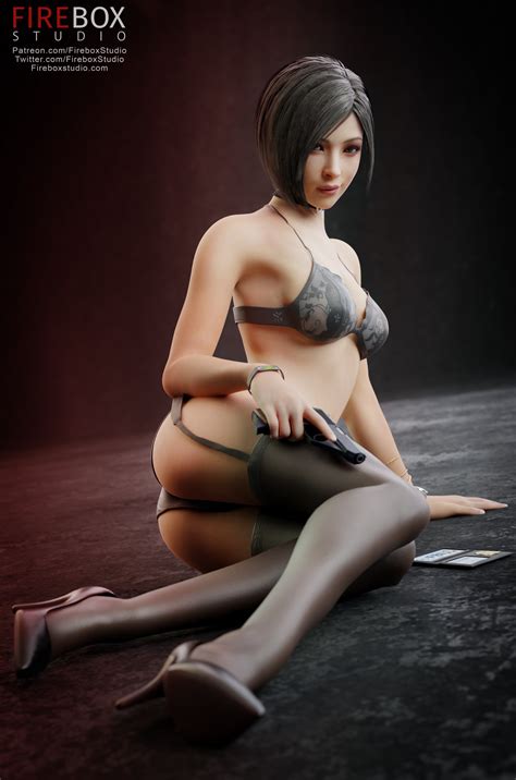 Rule 34 1girls 3d Ada Wong Asian Ass Blender Breasts Cleavage Clothed