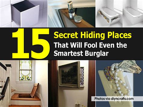 15 Secret Hiding Places That Will Fool Even The Smartest Burglar