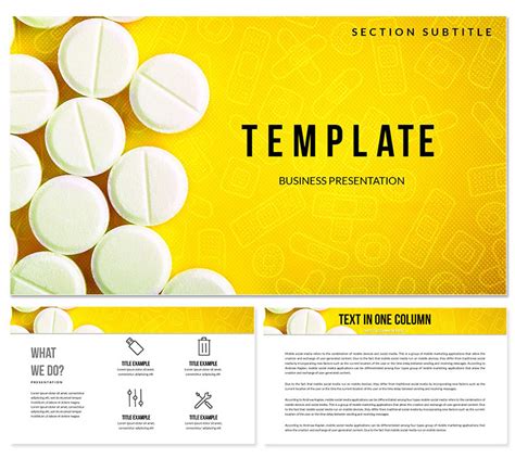 Capsules Tablets Pills Powerpoint Templates