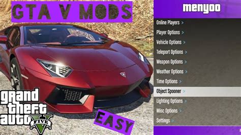 How To Install Gta V Mods Into Your Pc Easiest Way Menyoo Sp Youtube