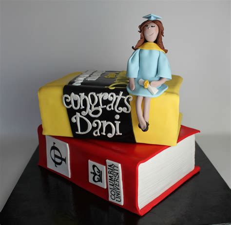 Stacked Book Graduation Cake Lil Miss Cakes