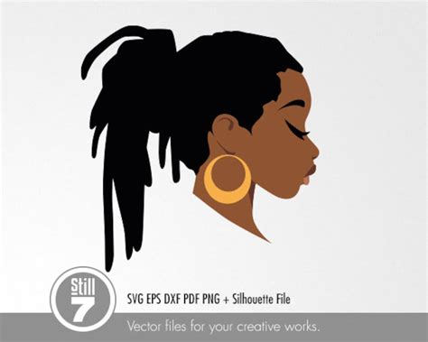 locs girls dreadlocks svg dreadlocks girl black girl png etsy the best porn website