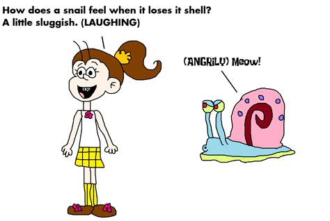 Luan Loud Telling A Sluggish Snail Joke By Mikejeddynsgamer89 On Deviantart