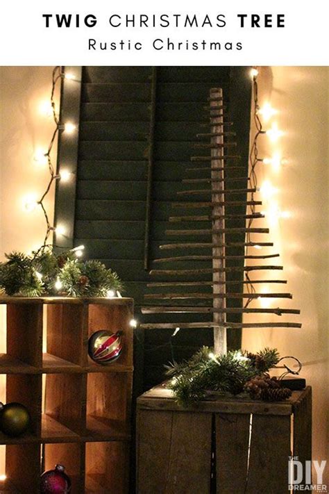 Easy Decorative Twig Christmas Tree Christmas Decor Twig Christmas