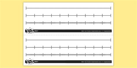 Editable Blank Number Lines Maths Resource Twinkl