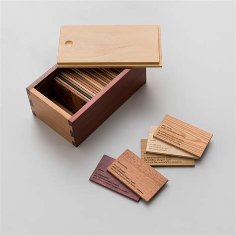 Wood Sample Box Alvarowolmer