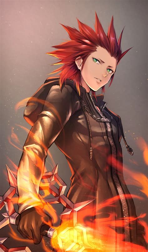 Kh Axel Fanart Axel The Flurry Of Dancing Flames Is The Nobody Of