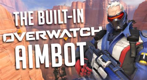 The Built In Overwatch Aimbot Overwatch Soldier 76 Gameplay Youtube
