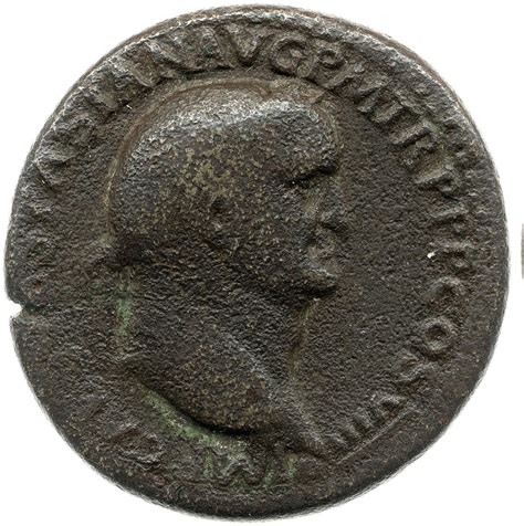 Sesterce Vespasien Roma S C Roma Et Victoire Empire Romain 27
