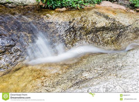 Waterfall With Motion Blur Stock Photo 16261920
