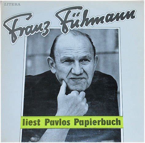 F Hmann Franz Franz F Hmann Liest Pavlos Papierbuch Vinyl Schallplatte Lp Amazon De B Cher