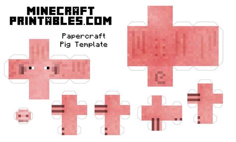 Origami Minecraft Pig Titiandagung
