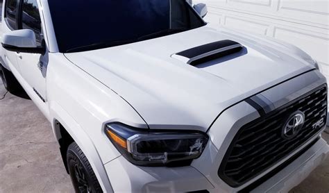 The perfect hoods & hood scoops for your 2020 toyota tacoma is waiting for you at realtruck. 3rd Gen TRD Pro Style Hood Scoop Decal Shipping now | Page ...