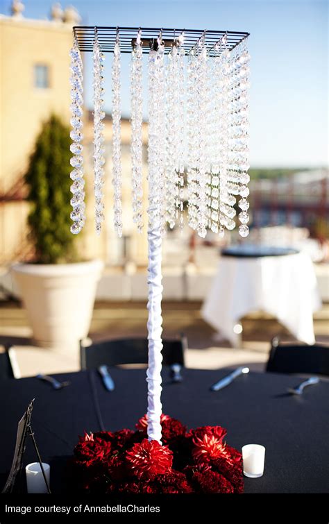Tabletop Crystal Chandelier Event Lighting Lighting Design Taper