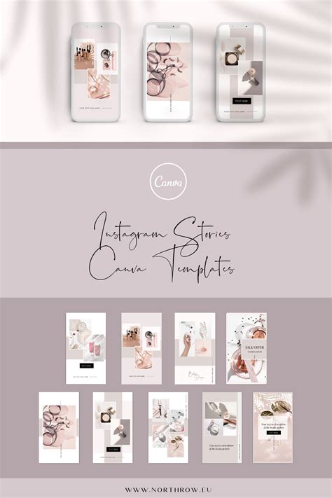 Beauty Instagram Stories Canva Templates For Luxury Brands Etsy