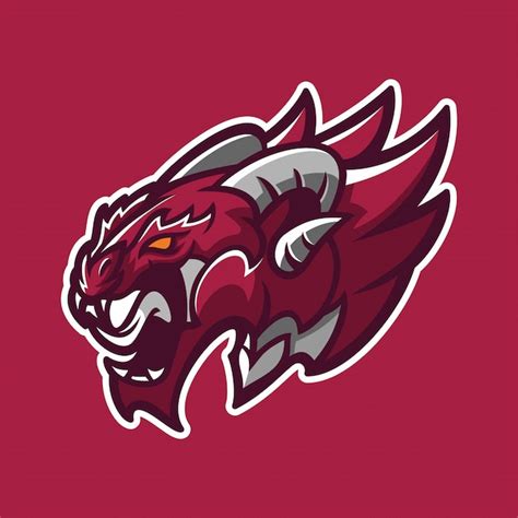 Premium Vector Dragon Mascot Logo Template