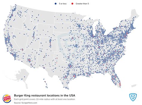 List Of All Burger King Store Locations In The Usa Scrapehero Data Store