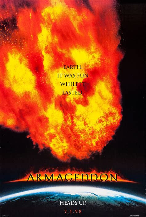 Armageddon 5 Of 9 Mega Sized Movie Poster Image Imp Awards