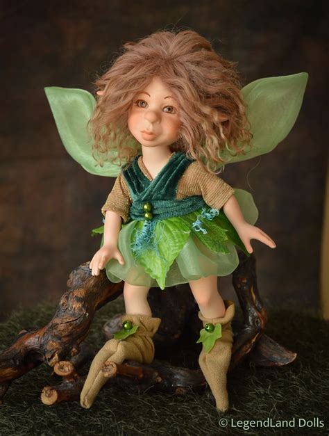 Artist Doll Fairy Doll Porcelain Dolls Handmade Fairy Figurine Poseable