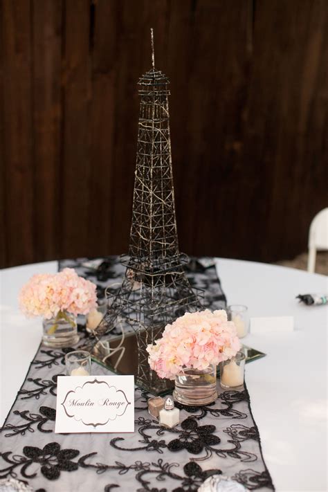 Paris Theme Eiffel Tower Center Pieces Paris Themed Birthday Party