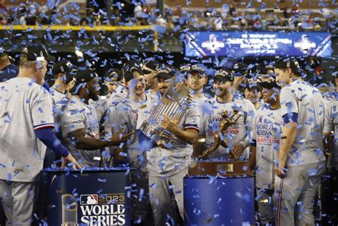 In Photos Mlb Texas Rangers Capture First World Series Title All