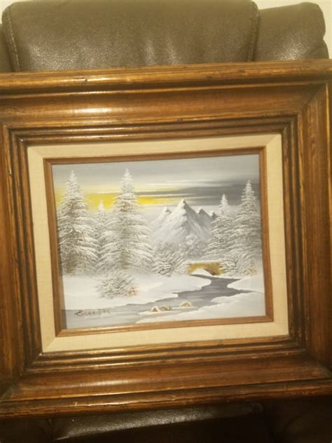Any Info If There Is Any Value To This Signed Barrister Oil Painting