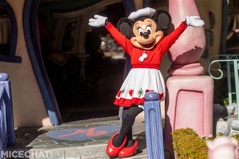 Bicapa Restante Acerca De Minnie Mouse En Disneyland Vena Reaccionar