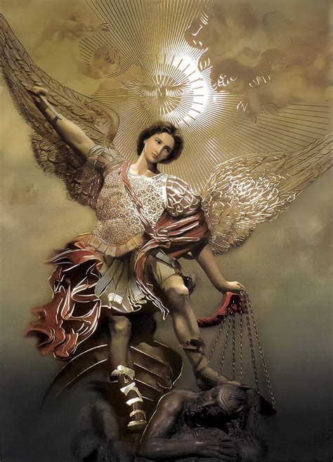 Saint Michael The Archangel 20x27 Religious Wall Art Print Poster