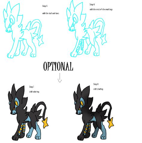 How To Draw Luxray 2 By Mega Icarus On Deviantart