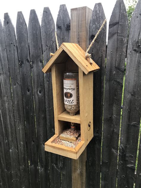Rustic Titos Bird Feeder Reclaimed Wood Upcycled Garden Ts