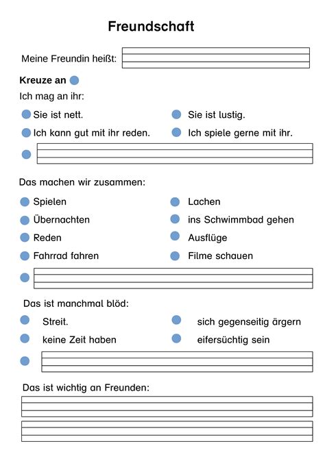 Endlich können sie all das tun, was sie schon immer mal machen wollten. Level 4 - Thema Freundschaft - Unterrichtsmaterial im Fach ...