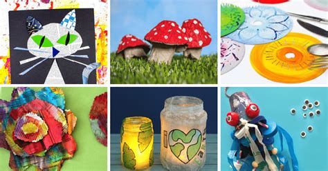 48 Easy Creative Recycled Art Projects For Kids • B Inspired Mama