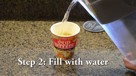 Test cook a few strands before throwing in the whole batch. How To Make Cup Noodles - YouTube